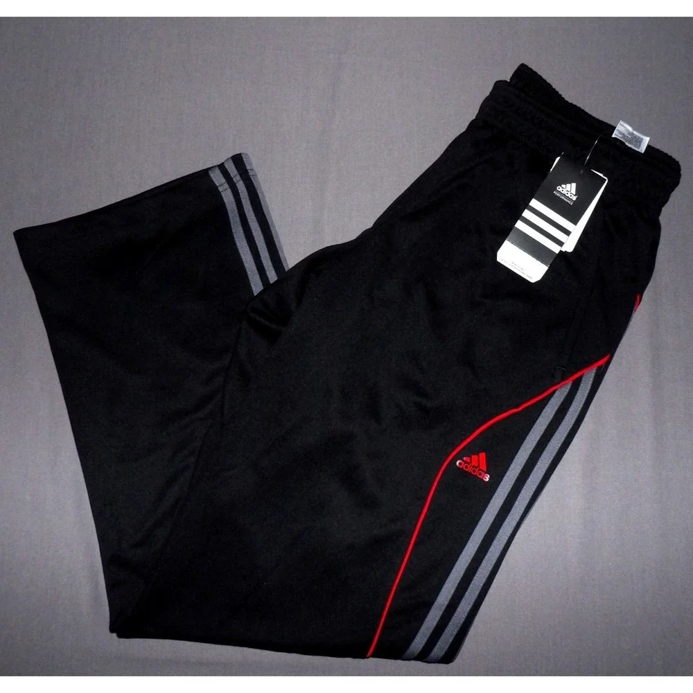 NEW! ADIDAS 365 Vent Performance Black Draw String Jogger Pants Men's Medium